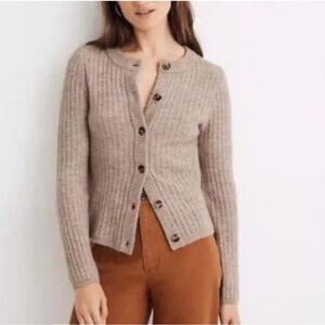 Madewell button sweater